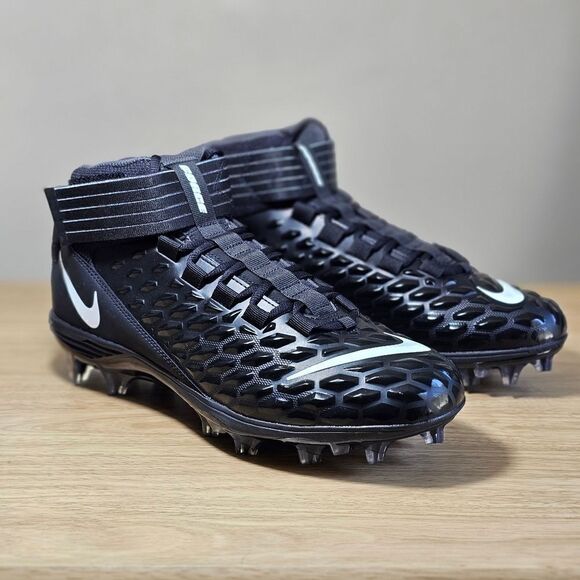 Nike Force Savage Pro 2 Football Cleats Shoes Men\'s 9 Black White New AH4000-002 main image 11